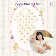 [40% OFF KIDS PJS] Capybara Chill Cloud PJ Set