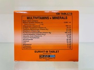 EURIVIT 100 TABLETS (Multivitamins + Mineral)