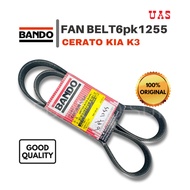 BANDO Fan belt 6PK 1255 (1pc) Applicable for KIA CERATO K3