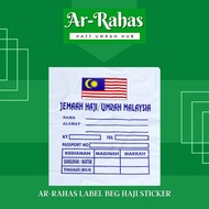 [Accessori Haji UMRAH] ARRAHAS Label Beg Haji Sticker