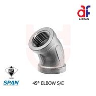 ALFRAN 304 Stainless Steel 45 Elbow S/E (32mm~80mm)