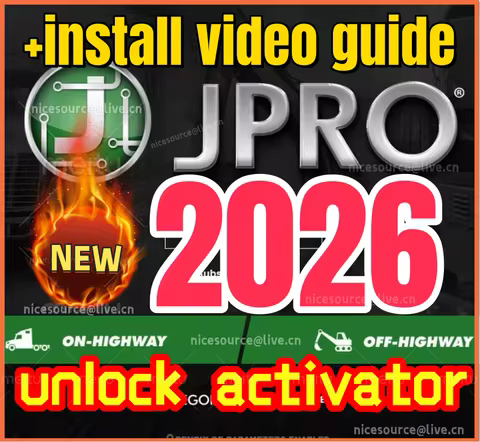 New 2026 JPRO Commercial Fleet Diagnostics jpro V2026V1.1 2025v3.1 2024 V3+keygen+install video+unli
