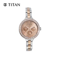 Titan Womens Purple Swarovski Crystal Watch 9969KM01