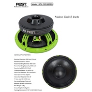 FEST BCL-110 GREEN 10 Inch Component Speaker – Original FEST
