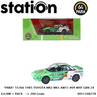 TOYOTA PARA 55366 1985 MR2 MK1 AW11 09 WHT GREEN 24TOYOTA - DIECAST