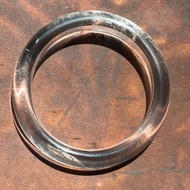 天然彩虹白水晶手鐲56.6mm