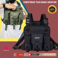 TAS DADA ROMPI TACTICAL ARMY HITAM HIJAU ARMY POLICE SATPAM CHESTBAG PRIA TERBARU KEKINIAN MURAH