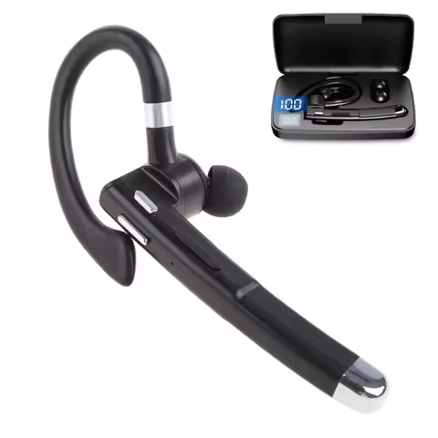 YYK520 Wireless Bluetooth-compatible Earphone Handsfree Business Headset Mini Earbuds Built-in Mic f
