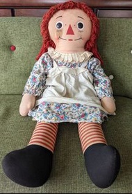 特價！raggedy ann and andy vintage 古董 安娜貝爾