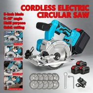 Cordless Circular Saw Brushless 5 Inch 125mm Multi Angle 0 to 45 Degree Cutting Depth 0 to 60 mm Var