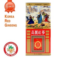 Korean 6 Year Old Red Ginseng Roots 300g (11~20 Roots) Red panax ginseng