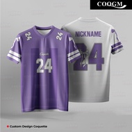 [Custom Logo + Name + Number] Coquette New Color Scheme Coquette Jersey Oversized American Style Jer