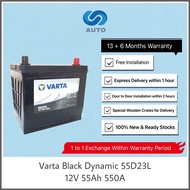 Varta 55D23L Black Dynamic Car Battery [UP TO 13 MONTHS WARRANTY!!!] (MADE IN KOREA)[Free Installati