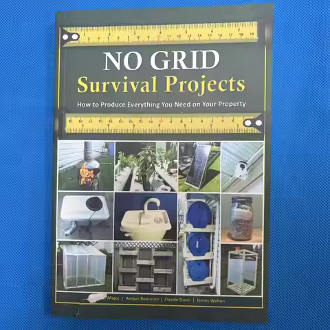 NO GRID Survival Projects How To Produce Everything You Need On Your Property Paperback Book In Engl
