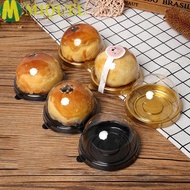 MIQUEL Moon Cake Box Transparent Mini Wedding Favor Dome Boxes Packaging Box Egg-Yolk Puff Holders Baking Packing Box