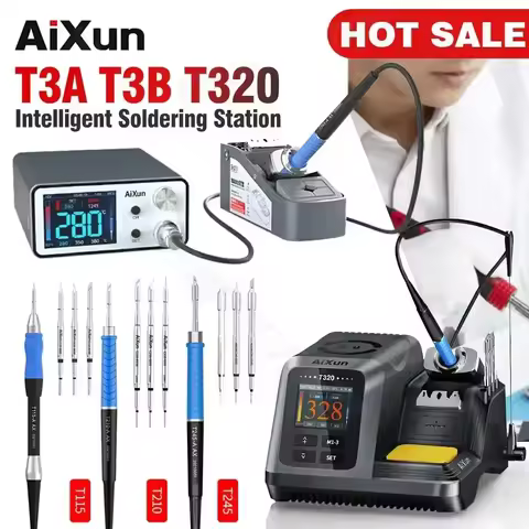 AIXUN T3B T3A T320 Smart Soldering Station Welding T115/T210/T245 Rework Station T3AS T3BS For PCB S