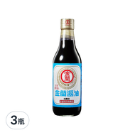 金蘭 淡色醬油  590ml  3瓶