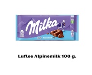 Milka Chocolate Bar Luflee Alpinmilch น้ำหนัก 100 กรัม BBF.02/08/25