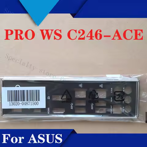 A+ NEW For ASUS PRO WS C246-ACE Motherboard I/O Shield Backplate