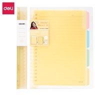 Sổ Còng kèm ruột giấy refill A5 B5 A6 DELI sổ tay học sinh làm planner bullet journal - Lõi ô ly/kẻ