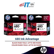 HP 680 Ink Cartridge (Black/Color)