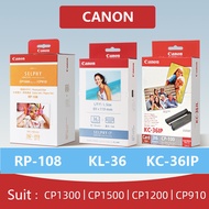 RP108/KP108/KL36/KC36 Canon Selphy Color Ink Paper Set Compact Photo Printer CP1200 CP1300 CP910 CP900 Ink Cartridge