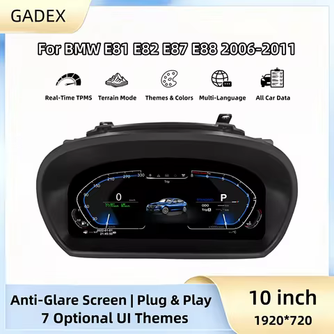 12.3" LCD Instrument Cluster For BMW 1 Series E81 E82 E87 E88 2006-2011 Digital Dashboard Virtual Co