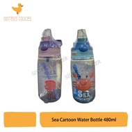 Sea Cartoon Water Bottle 480ml