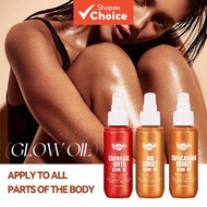 Waterproof FORMBO Shimmer Body Highlighter Oil 90ml, Long Lasting Glow Oil for All Skin Types