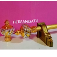 Best 1 Meter Curtain Rod Bracket Full Set Curtain Iron Window Curtain