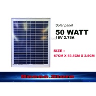1PCS 50W Watt 18V Polycrystalline Cells Solar Panel Module Battery Charger RV