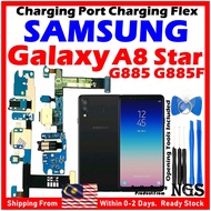 ORl NGS Brand Charging Port Charging Ribbon Compatible For SAMSUNG Galaxy A8 Star G885 G885F with Op