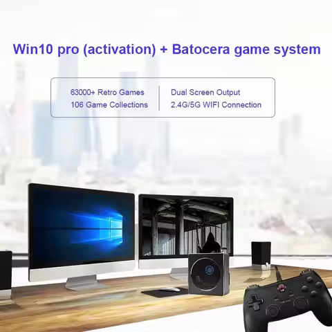 Super Console X PC Box Retro Video Game Console Mini PC Build in 62000 Games for PS1/PS2/DC/N64/Wii 