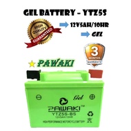 GEL Battery (PAWAKI) Motorcycle YTZ5 / YTZ5S Motor Bateri Y15ZR LC135 V2 V3 V4 V5 V6 V7 FZ150 EX5 (N