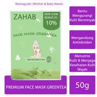 Green Tea Mask Brightening Face Organic Mask Glowing Face Organic Face Mask Zahab