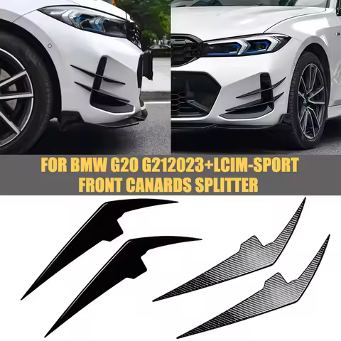 For BMW 2023+ bmw 3 series g20 g21 LCI M Sport front wind knife tuyere car sticker modification part