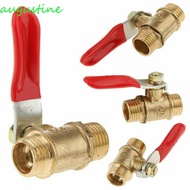 AUGUSTINE Pipe Male to Male Thread With Handle 12mm Full Port Hose Connector Switch