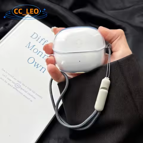 for Baseus BP1 Pro Case Clear Soft Case Cute Lanyard Pendant Suitable for Baseus BP1 Pro Shockproof