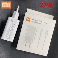 27W Turbo Fast Charger Adapter For Xiaomi Mi 12s Ultra 12 11 Poco X4 Pro NFC F3 EU Cable For Redmi N