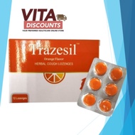 TRAZESIL LOZENGES ORANGE 12S EXP11/2026