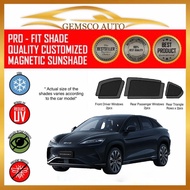BYD Sealion 7 2024 + (Plastic frame) ( 6 / 7pcs )  Car Magnetic Sunshade / Rear Windscreen Sunshade 