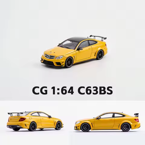 Classic Garage 1/64 C63 BS Black Series Alloy Diecast Model Car , Sports Coupe Miniature Collectible