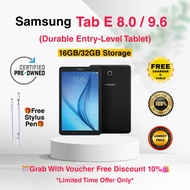 Samsung Galaxy Tab E 8.0 SM-T377V Android 7.1.1 Rugged Android Tablet Kids Kanak Tahan Lasak Tab Mur