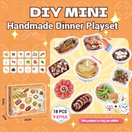 Mini Food Charm DIY Craft Kit Make Your Own Tiny Food Bag Charm Craft Set Sensory Play Mini Food Mak