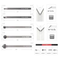 DSPIAE AT-CT “I-deal” พลาสติก Chamfering เครื่องมือรอบหลุมขยายเจาะ Chamfer สําหรับชุดทํางานอดิเรก DI