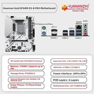 HUANANZHI | Compatible with 12th-14th Gen Core Processor Motherboard Set i5 14400F and 12600KF Kit