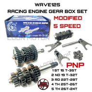 WAVE125 RACING ENGINE GEAR BOX SET MODIFIED 5 SPEED PLUG AND PLAY - STRONGER CHARACTER