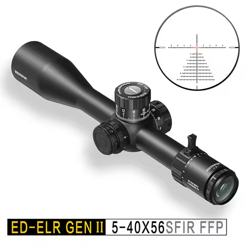 New Discovery ED GENII 5-40X56 Tactical Rifle Scope Shockproof Scope First Focal Plane Hunting Sight