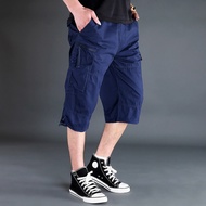 Mens Summer Breeches Cargo Short Pants 34 Length Straight Loose Baggy Shorts Boardshort Male Hip Hop