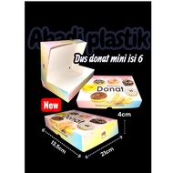 MINI COLOR DONUT BOX IVORY CONTAINS 6 PCS DONUT BOX /IVORY COLOR MOTIF DONUT BOX - MIN ORDER 20PCS
